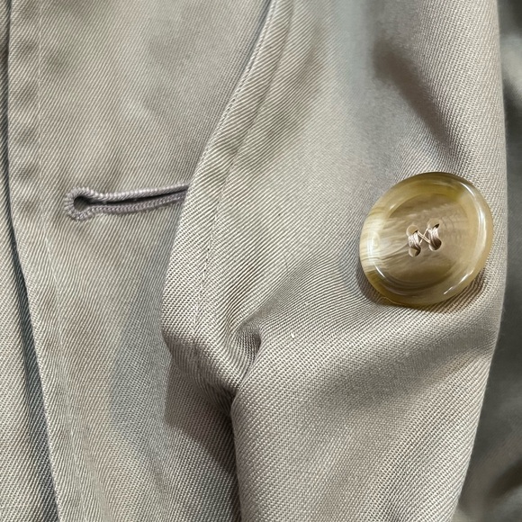 Burberry!! Rare Vintage Authentic Trench with removable wool lining size 8P - Picture 7 of 16